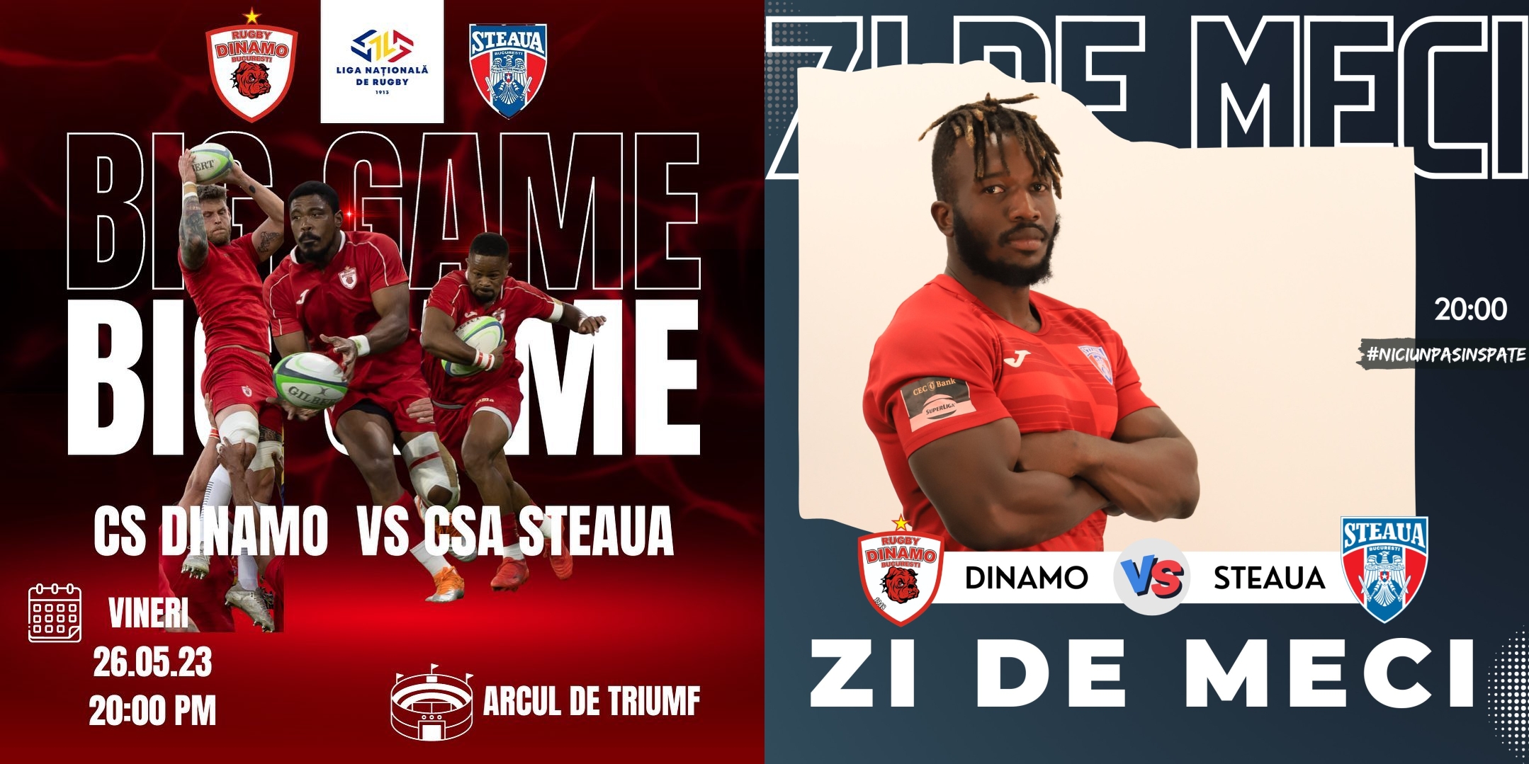 ROMÂNIA / LNR 2023: Dinamo și Steaua se înfruntă din nou în „eternul derby”. E în joc clasarea pe primele două poziții în Grupa 1