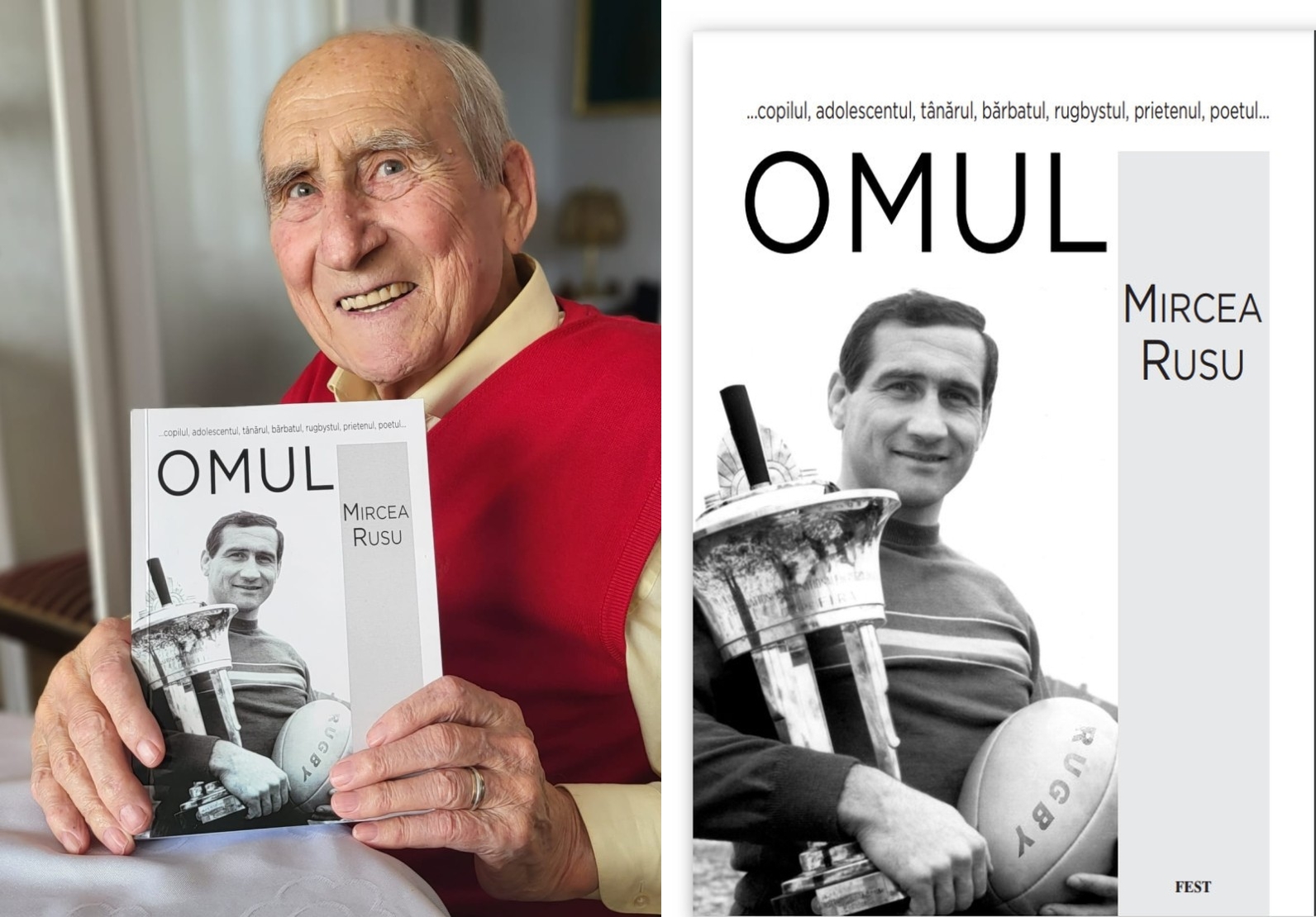 Cartea autobiografică „Omul Mircea Rusu” poate fi comandată online