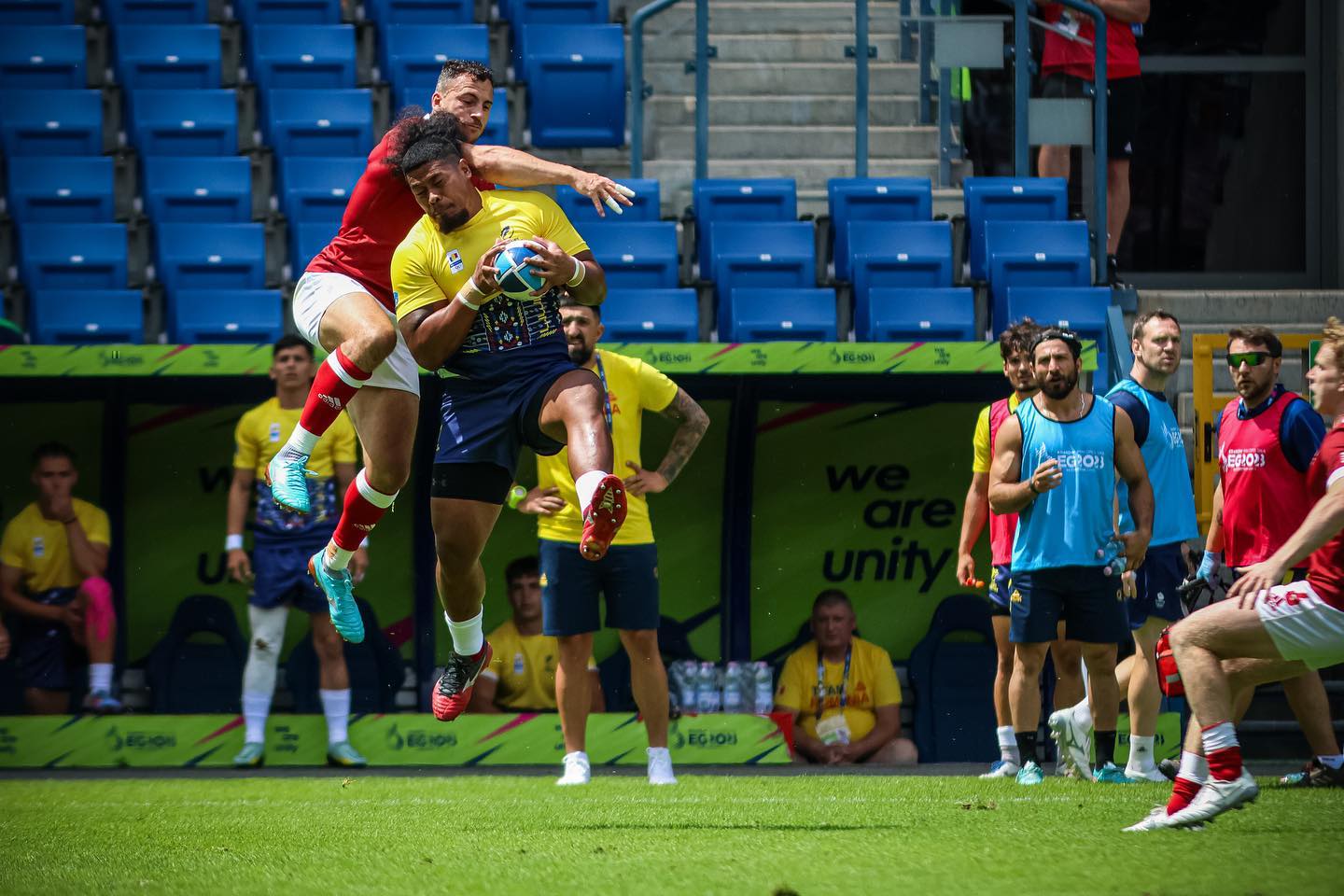 JOCURILE EUROPENE 2023 / RUGBY ÎN 7: Fără victorie, naționala masculină a ocupat ultimul loc în Polonia