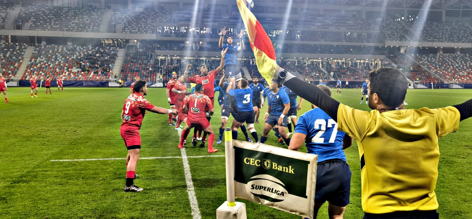 ROMÂNIA / LNR 2023 / SEMIFINALE: La capătul unui meci de luptă, deloc spectaculos, Dinamo a câștigat în Ghencea