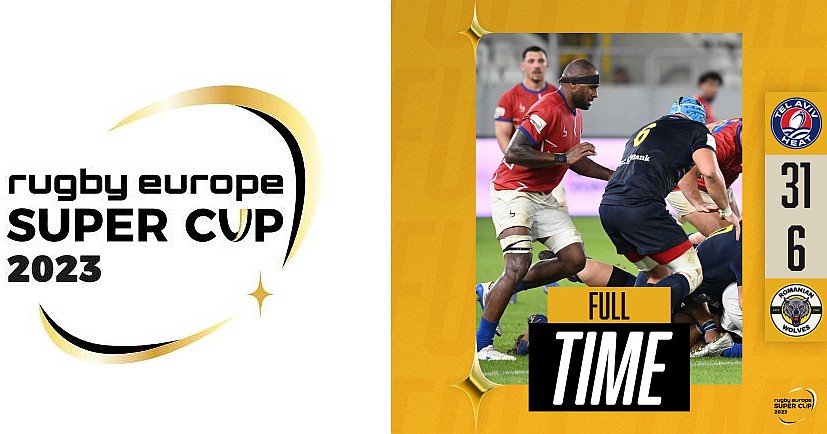 RUGBY EUROPE SUPER CUP 2023 / SEMIFINALE: Tel Aviv Heat s-a impus la scor în disputa cu Romanian Wolves