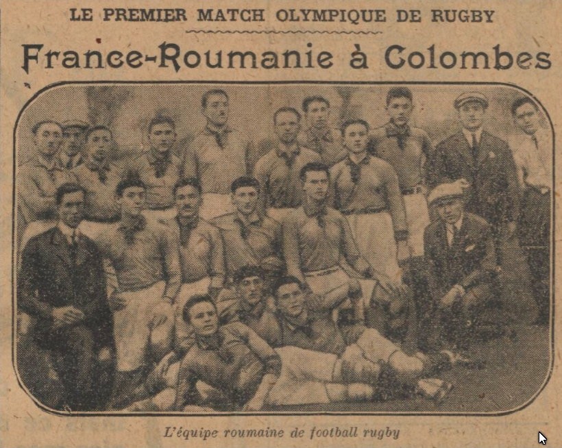 JO 1924 / ENIGMELE RUGBYULUI: Pe site-ul FFR apare că Franța a învins cu 59-3 România, iar CIO indică 61-3! Unde s-au pierdut două puncte?