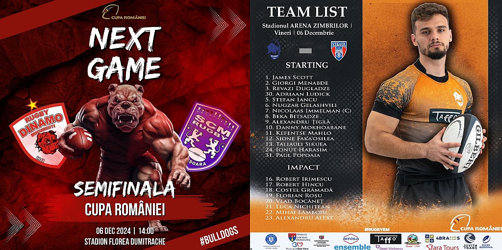 CUPA ROMÂNIEI 2024 / SEMIFINALE: Reeditarea finalei de anul trecut se joacă în Complexul Sportiv Dinamo