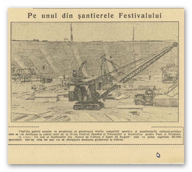 ROMÂNIA / INFRASTRUCTURĂ: Rugbyștii au dat la lopată pe șantierul stadionului „23 august”!