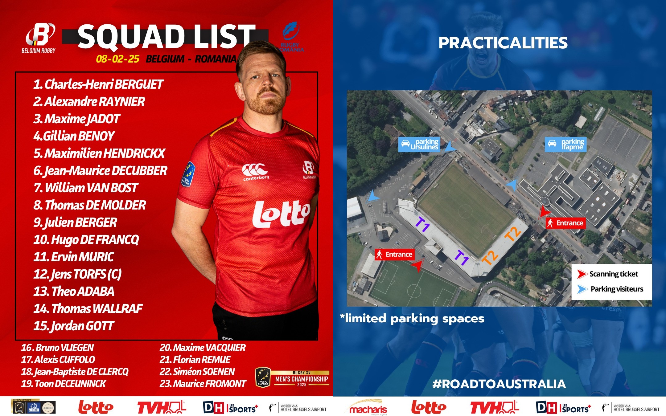  REC 2025 / ETAPA A 2-A / GRUPA B / BEL - ROM: „Diavolii negri” mizează pe ce au mai bun pentru a câștiga în fața Stejarilor