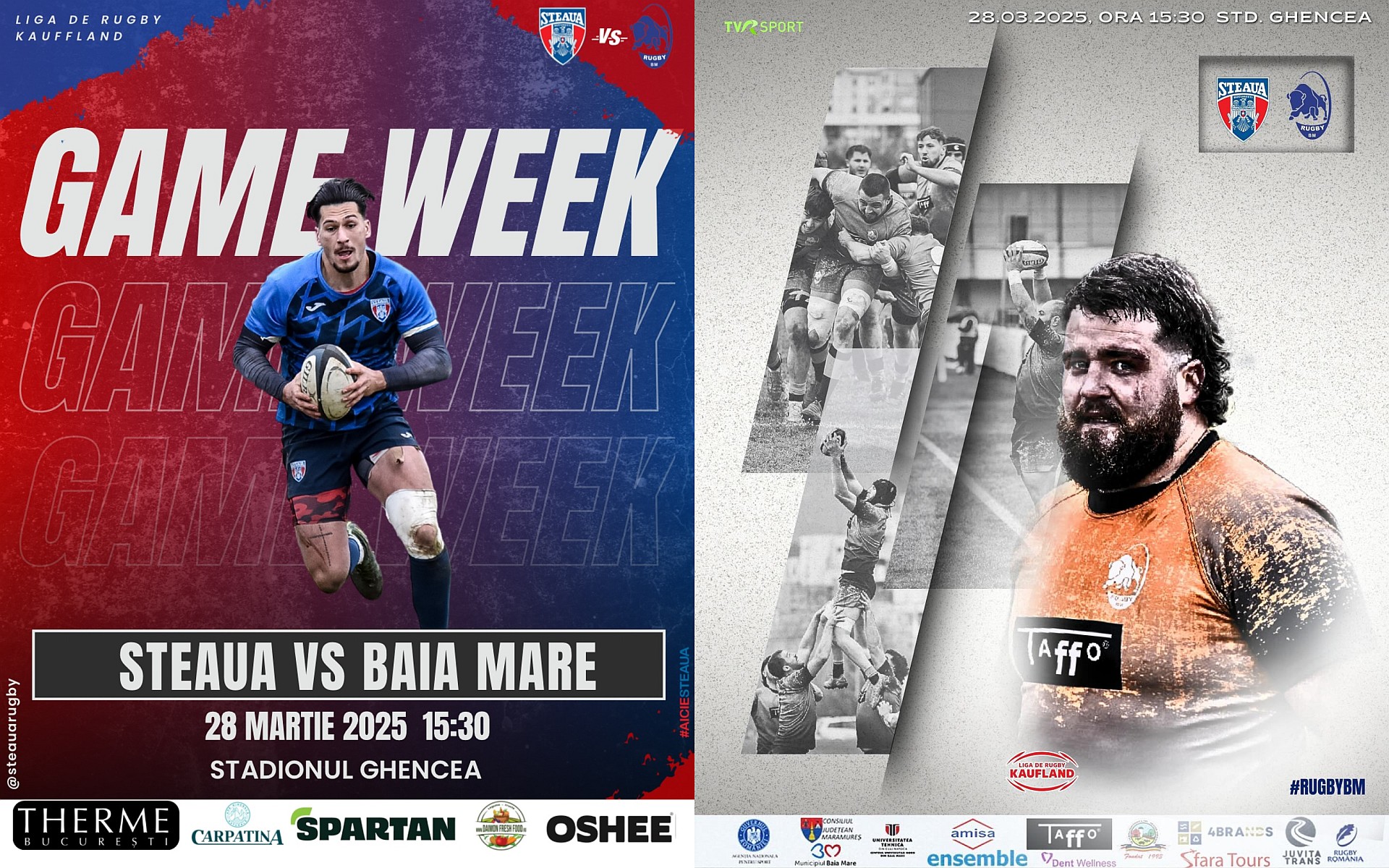 LRK 2025 / ETAPA 1 / STE - BM: Mari rivali, steliștii și maramureșenii dispută meciul cu numărul 103