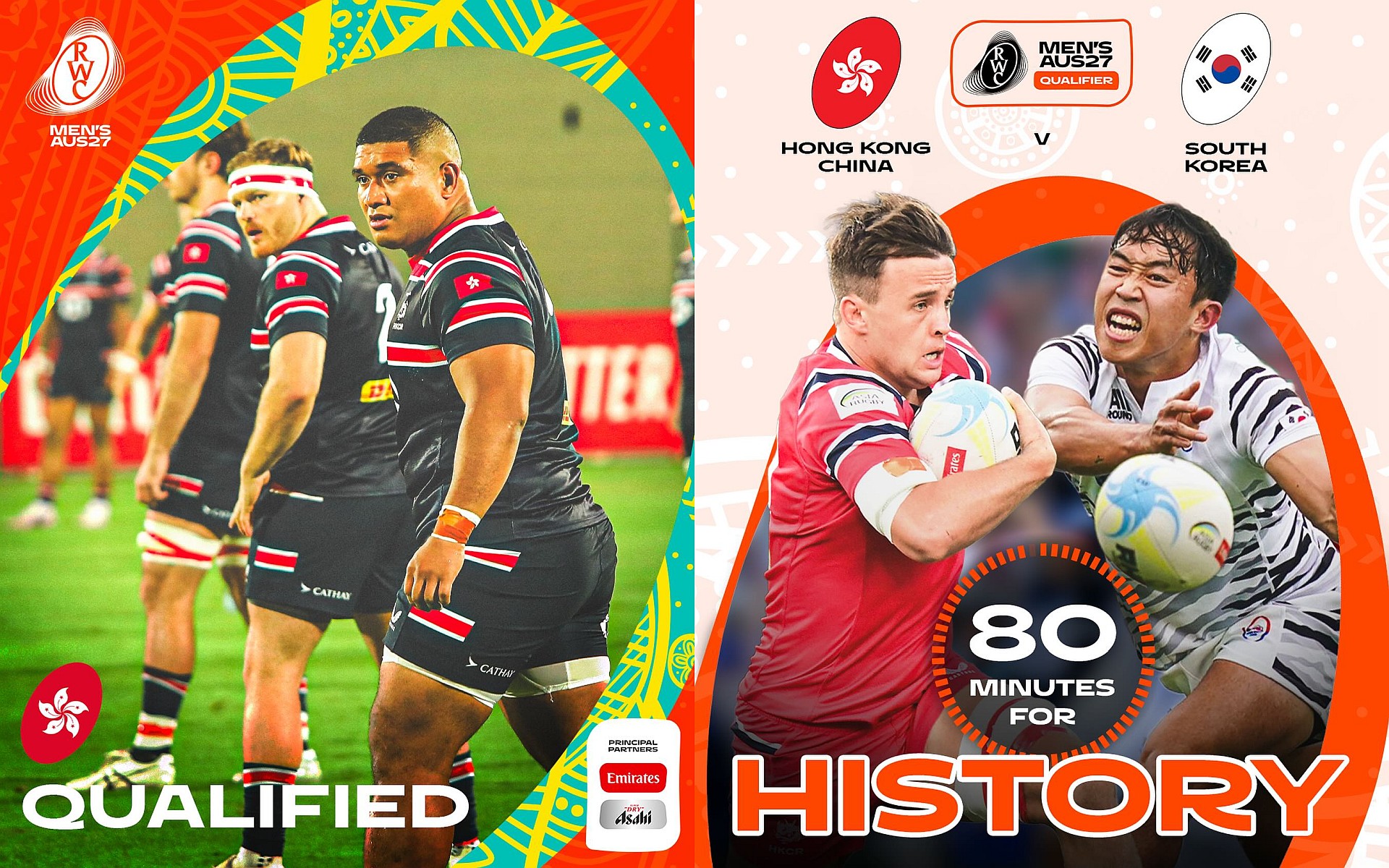 RUGBY WORLD CUP 2027: Hong Kong China a învins Coreea de Sud și s-a calificat în premieră la Cupa Mondială