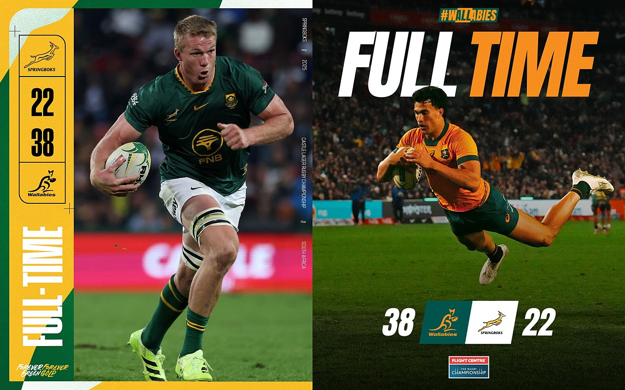 RC 2025 / ETAPA 1 / AFS - AUS 22-38: Conduși cu 0-22, Wallabies au avut o revenire uluitoare și au învins campioana mondială