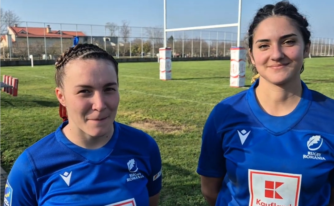 ROMÂNIA / NAȚIONALA FEMININĂ: Jucătoarele Olivia-Rose Gontineac și Sarah Marie Stoian au analizat meciul cu Georgia / VIDEO