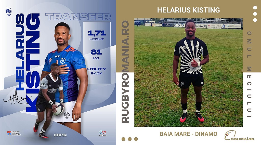 ROMÂNIA / ECHIPE: CSM Știința Baia Mare l-a readus pe mijlocașul Helarius Kisting