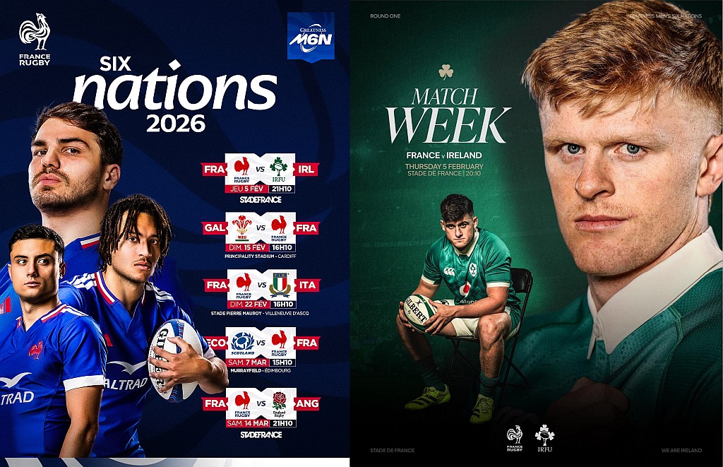 SIX NATIONS 2026 / ETAPA 1 / FRA - IRL: Premieră în Turneu. Care sunt motivele programării unui meci într-o seară de joi?
