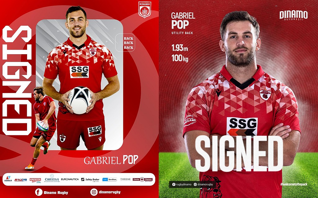 ROMÂNIA / ECHIPE DE CLUB: „Portughezul” Gabriel Pop a revenit la CS Dinamo București pentru a doua oară