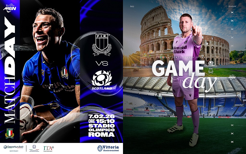 SIX NATIONS 2026 / ETAPA 1 / ITA - SCO: Quesada și Townsend nu-și folosesc jucătorii-vedetă