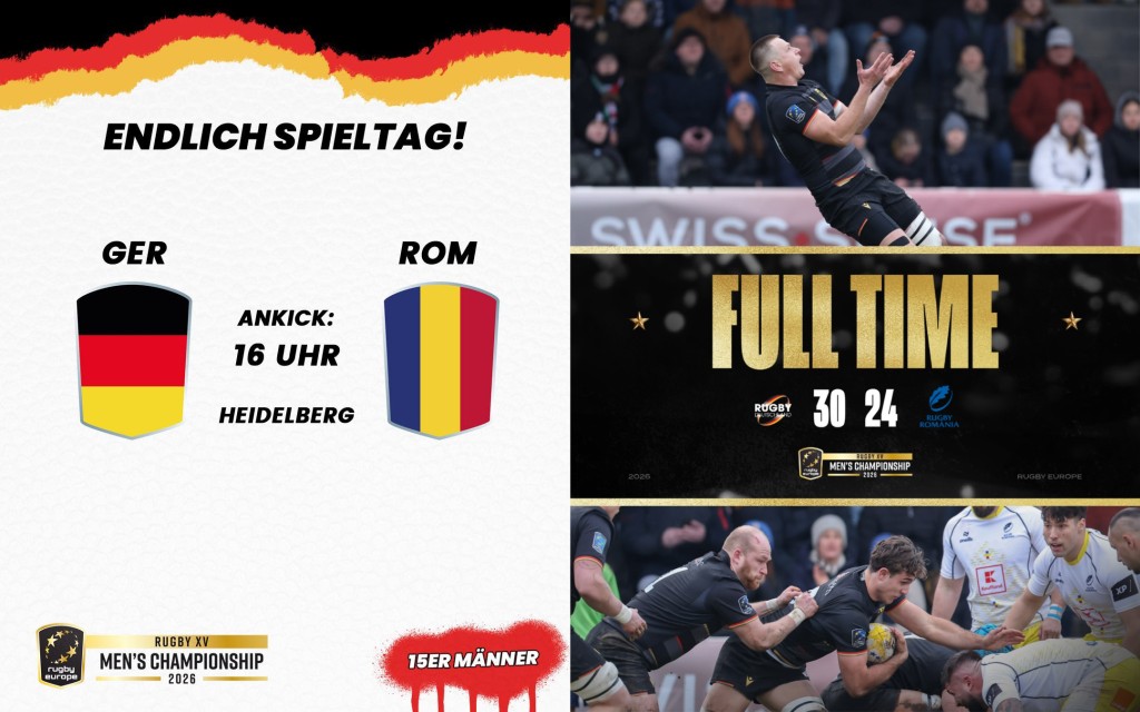 REC 2026 / ETAPA 1 / GER - ROM 30-24: Vulturii negri au profitat de jocul extrem de slab al Stejarilor și s-au impus meritat