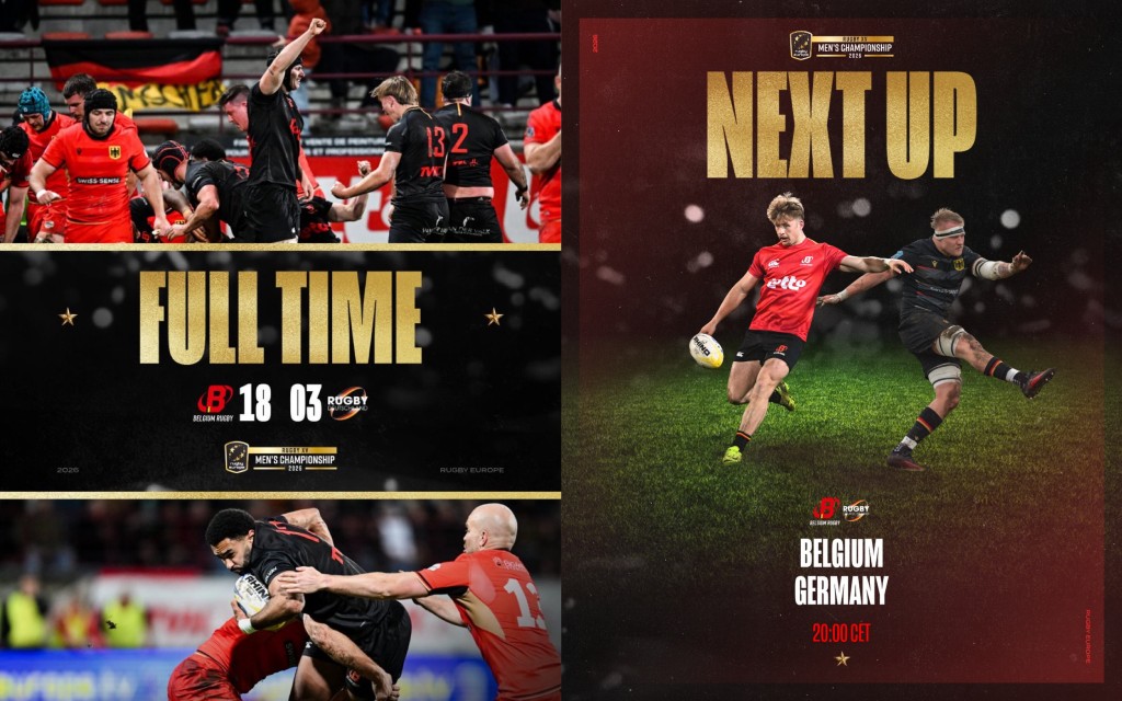 REC 2026 / ETAPA A 3-A / BEL - GER 18-5: Diavolii Negri au câștigat, nemții n-au luat punct bonus, România e în avantaj / VIDEO