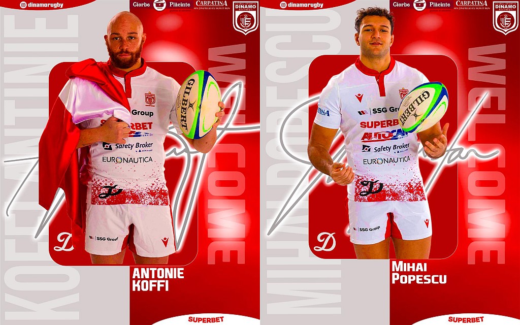 ROMÂNIA / ECHIPE DE CLUB: Dinamo transferă rugbyști de linia a treia din Italia
