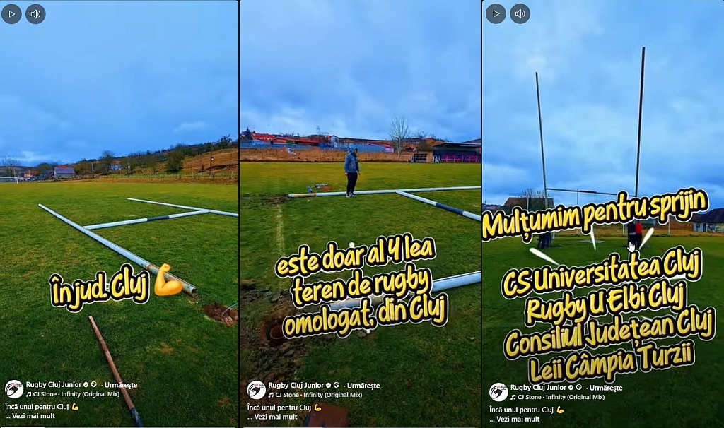 ROMÂNIA / CN JUNIORI: În comuna clujeană Frata se va disputa meciul Rugby Cluj Junior - CSȘ Bega & SCM Timișoara la U18