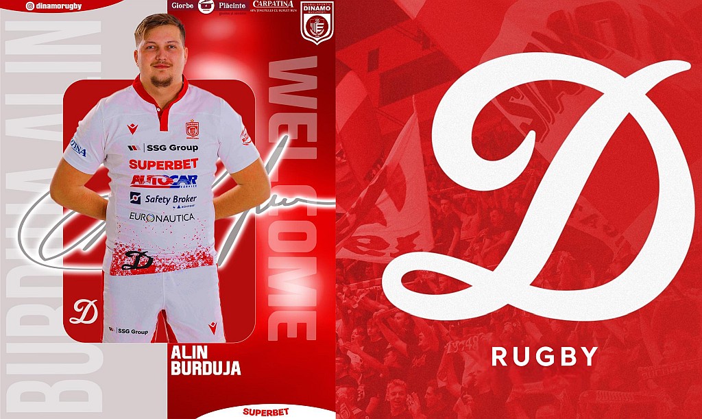 ROMÂNIA / ECHIPE DE CLUB: Dinamo l-a trasferat pe jucătorul de linia a doua Alin Burduja