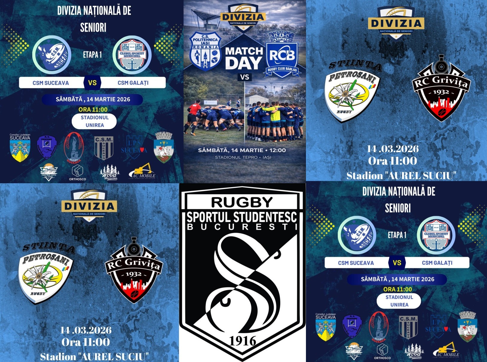 DNS 2026 / ETAPA 1: Politehnica Iași este favorită la locul 1, Galați, Bârlad, Grivița, Sportul, Petroșani și Suceava stau la pândă 