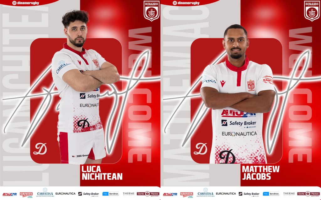 ROMÂNIA / ECHIPE DE CLUB: Dinamo i-a transferat pe „troacarii” Luca Nichitean și Matthew Jacobs