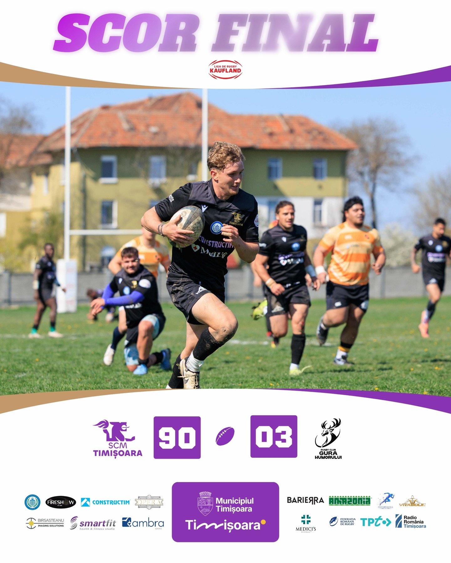 ROMÂNIA / LRK 2026 / ETAPA A 2-A / TIM - RGH 90-3: Bănățenii au obținut o victorie categorică la debutul în competiție / VIDEO