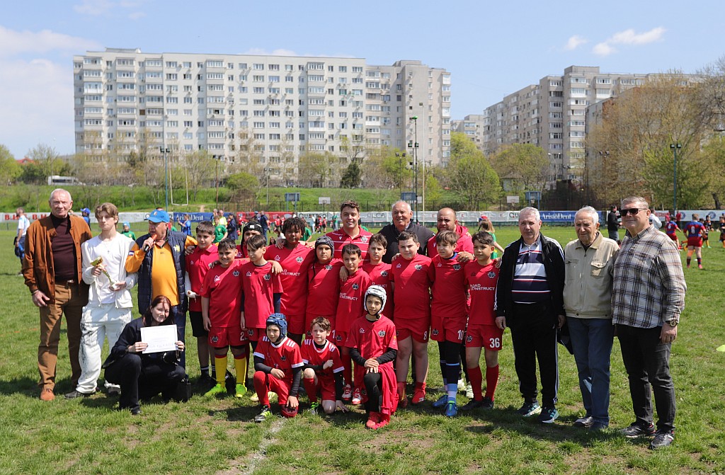ROMÂNIA / COPII & JUNIORI: Nepoții lui Valeriu Irimescu au asistat la turneul de mini-rugby de pe stadionul Olimpia / VIDEO