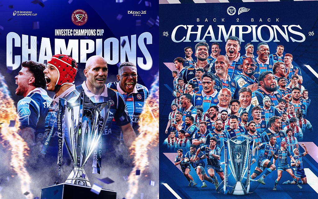 CUPA CAMPIONILOR 2025/2026 / FINALA: Bordeaux-Begles și-a apărat trofeul, Leinster a contat doar în debutul meciului