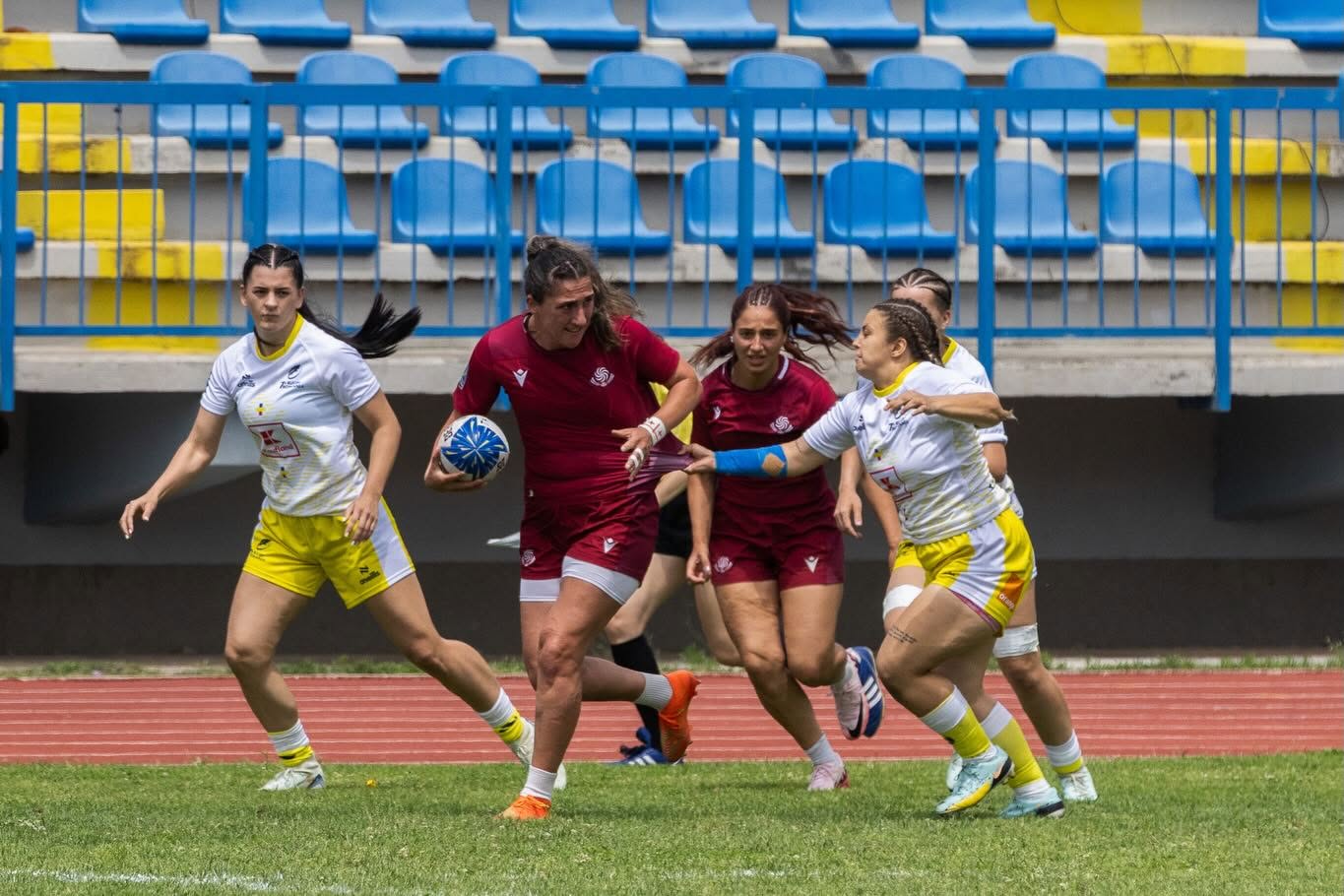 RUGBY ÎN 7 / CE 2026 / FEMININ: Ghindele au pierdut două meciuri în grupă și s-au clasat pe locul 9 în Croația