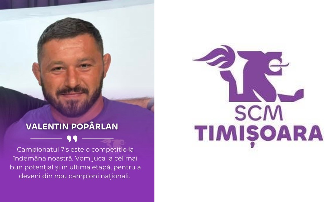RUGBY ÎN 7 / CN 2026: SCM Timișoara pornește ca mare favorită și înaintea ultimului turneu pe care îl găzduiește