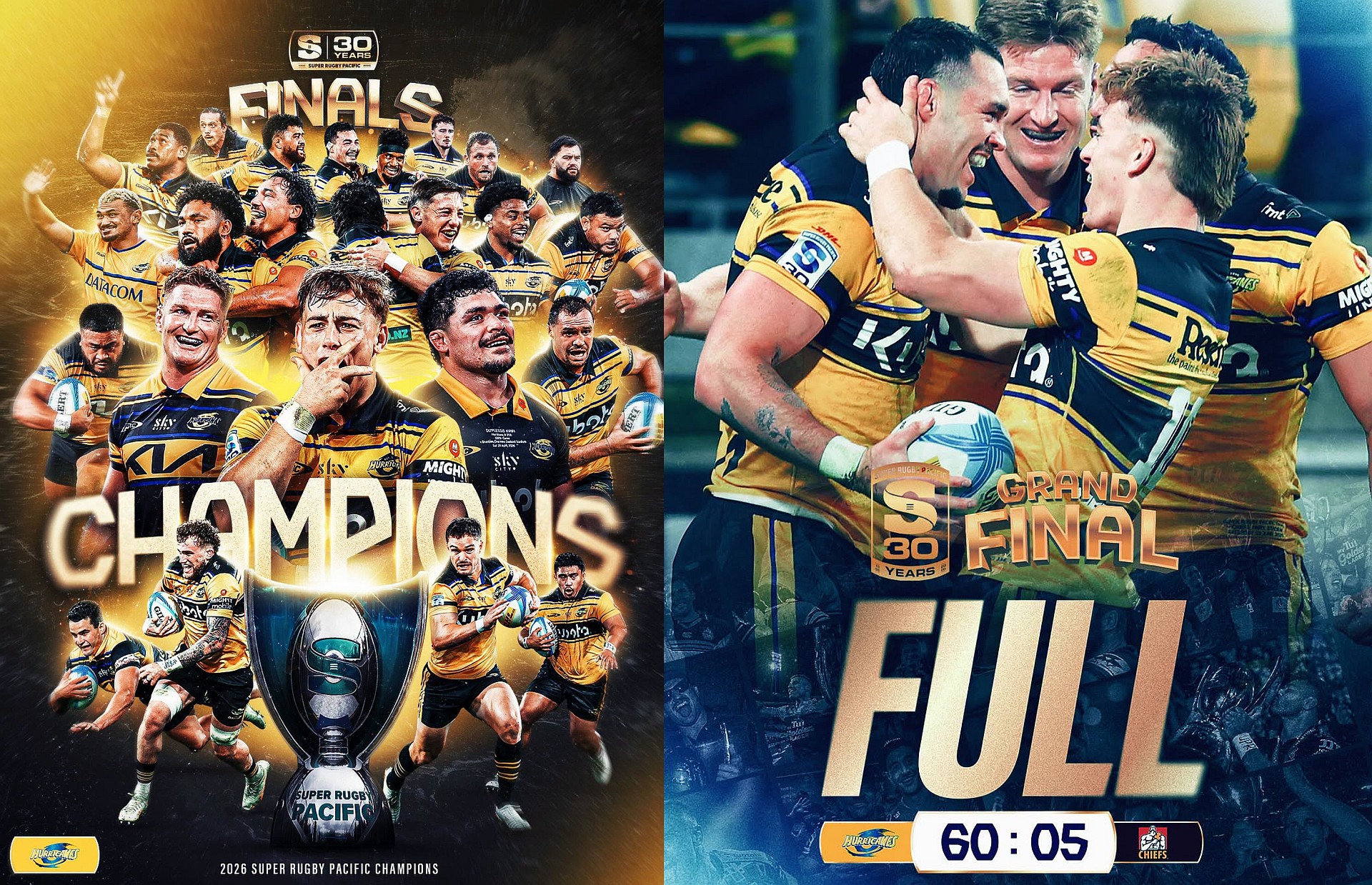 SUPER RUGBY 2026 / FINALĂ / HUR - CHI 60-5: Furtună la Wellington, Hurricanes a zdrobit pe Chiefs / VIDEO