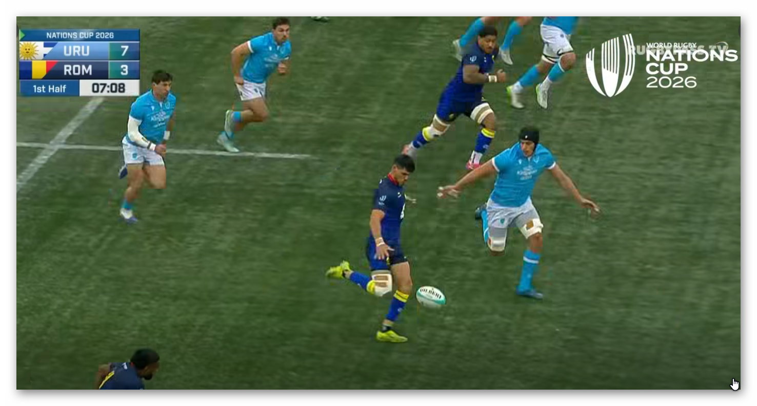 CUPA NAȚIUNILOR 2026 / URU - ROU 36-36: Stejarii au comis din nou erori în apărare și au avut doi jucători eliminați temporar / VIDEO