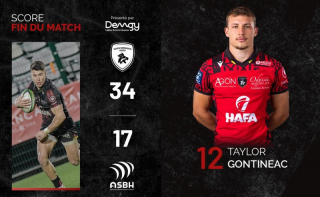 FRANȚA / PRO D2: Taylor Gontineac a marcat un eseu pentru Rouen