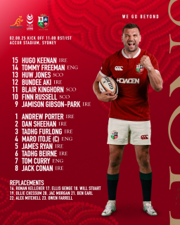  MECIURI TEST: Leii Britanici și Irlandezi sunt la o victorie de cel de-al treilea turneu în care ar fi invincibili