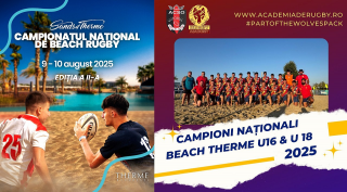 CN DE RUGBY PE PLAJĂ 2025 / U16 & U18: Între bucuria de a participa și bifarea unui rezultat în tabel