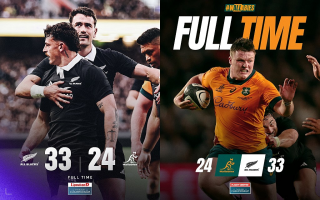RC 2025 / ETAPA A 5-A / NZ - AUS 33-24: All Blacks au rămas neînvinși pe Eden Park, însă au tremurat până la final