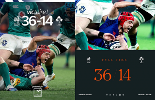 SIX NATIONS 2026 / ETAPA 1 / FRA - IRL 36-14: „Cocoșii” au excelat în apărare contra „Trifoilor”, nefiind penalizați până la pauză! VIDEO