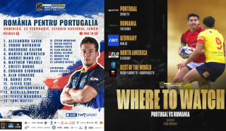 REC 2026 / ETAPA A 3-A / POR - ROM: 16 jucători folosiți cu Germania se regăsesc în grupul care „va da bătălia” de la Lisabona