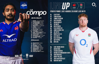 SIX NATIONS 2025 / ETAPA A 5-A / FRA - ANG: Matiu a fost titularizat la Cocoși, Ollie Chessum va reveni la Trandafiri / VIDEO