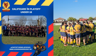 ROMÂNIA / CN JUNIORI U18: ACSOV Pantelimon & Rugby Academy a câștigat „barajul” cu CSȘ Bega Timișoara & SCM Timișoara / VIDEO