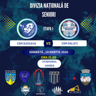 ROMÂNIA / DNS 2026: Cristi Bilauca a fost amendat cu 1.600 de lei, Clubul Sportiv Municipal Suceava a fost avertizat