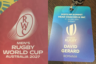 ROMÂNIA / ECHIPA NAȚIONALĂ DE SENIORI: David Gerard se află în Australia alături de selecționerii echipelor calificate la RWC 2027