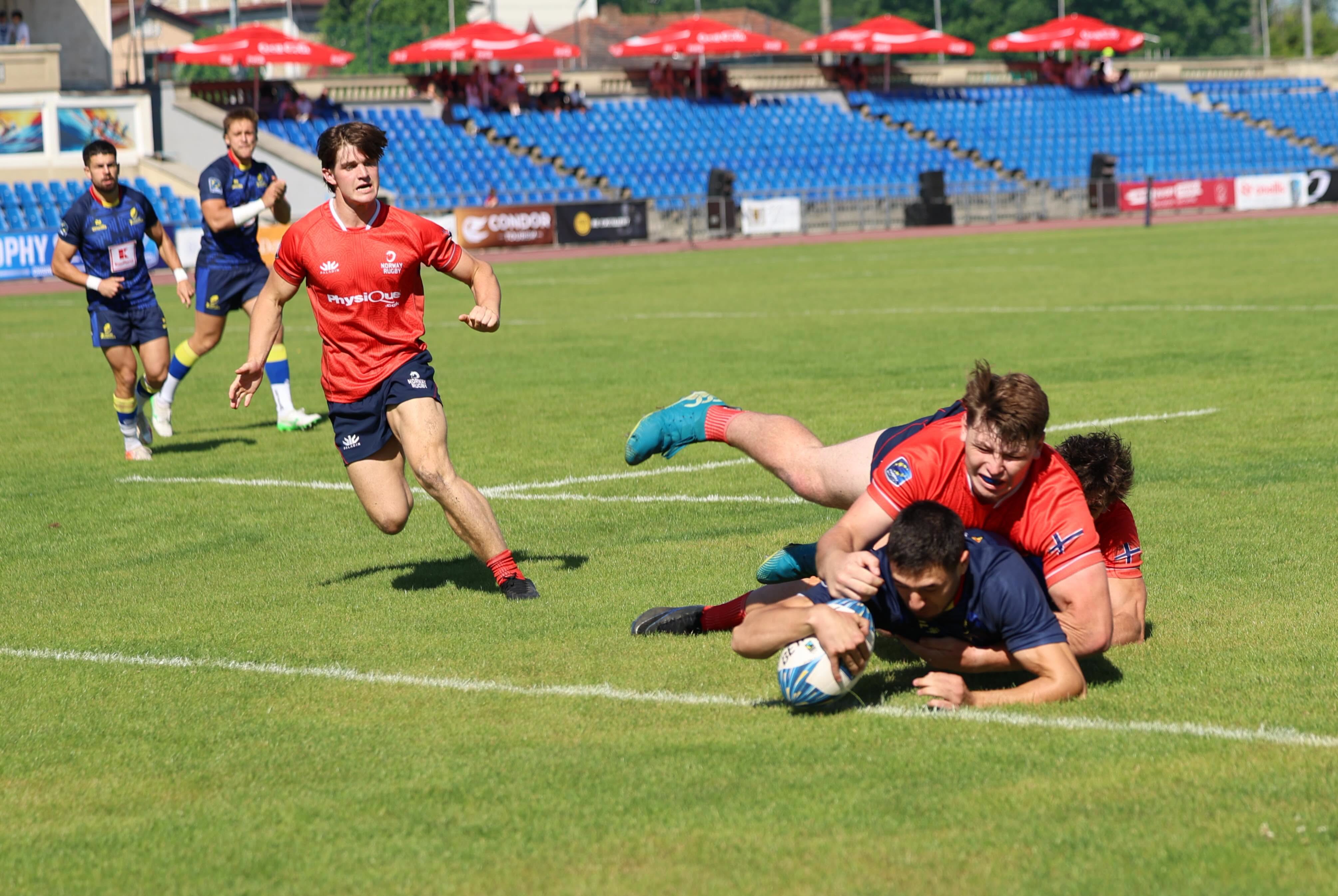 RUGBY ÎN 7 / CE 2026 / MASCULIN: Stejarii au ocupat locul 2 la Chișinău și au promovat în elita continentală / VIDEO