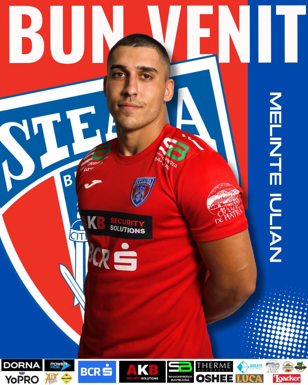 ROMÂNIA / CLUBURI ȘI ECHIPE: După ce a trecut pe la Rapid și Dinamo, Iulian Melinte a revenit la Steaua
