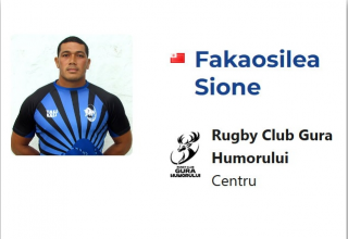 ROMÂNIA / JUCĂTORI: Sione Fakaʻosilea a fost inclus în lotul lui Rugby Club Gura Humorului